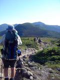 Staying on the trail helps prevent damaging the summit plants.