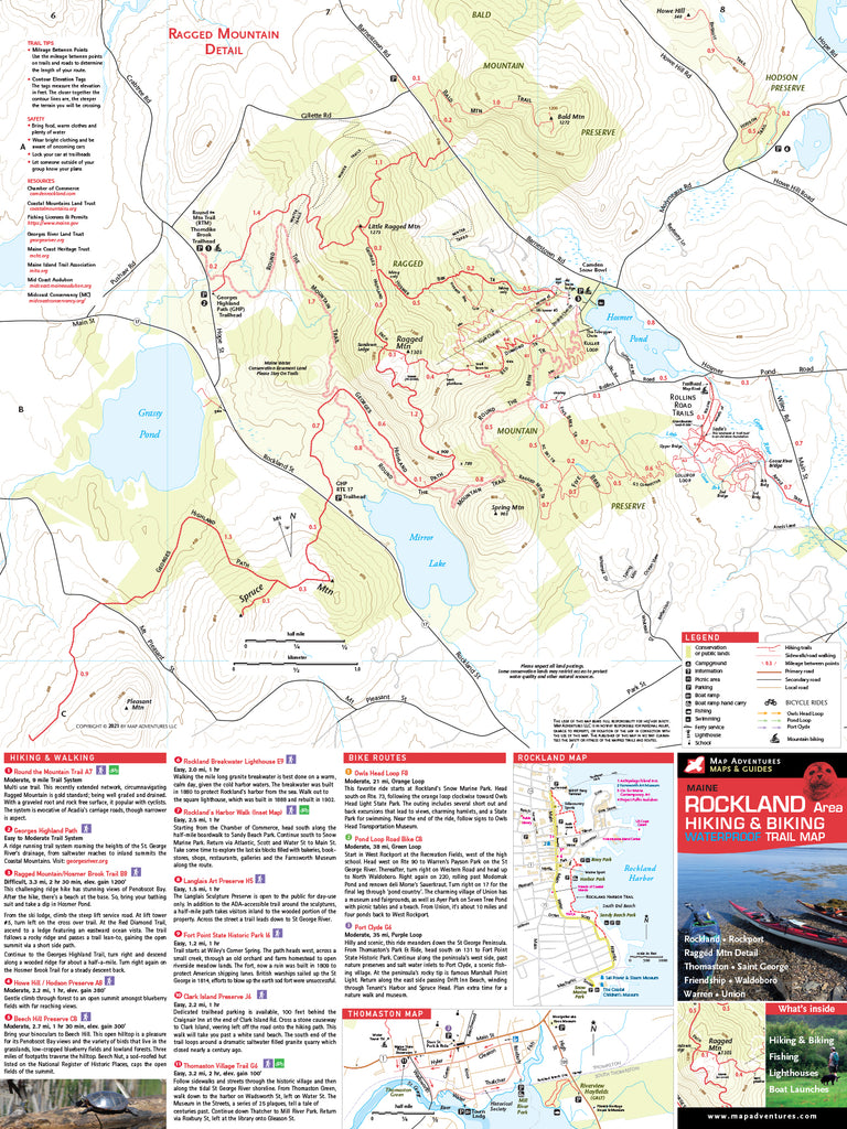 Rockland Area Trail Map