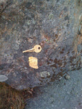 The blaze on this trail is the size of a key; a map sure comes in handy! 